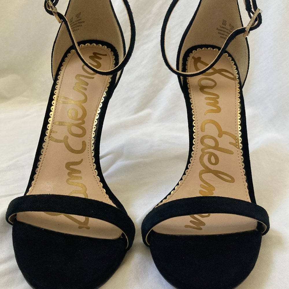 Sam Edelman Ariella Black Suede Sandals